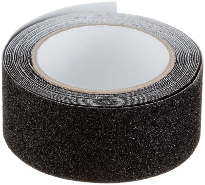 Лента клейкая 48ммx5м, противоскользящая, черная