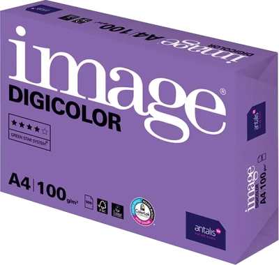 Бумага белая Image Digicolor А4, 100гр, 500л, матовая, без покрытия