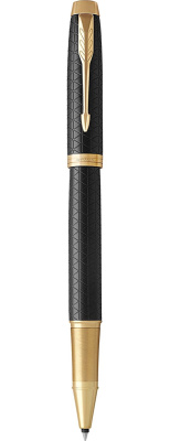 Ручка роллерная Parker IM Premium Black GT, 0,5 мм F, черная 1931660