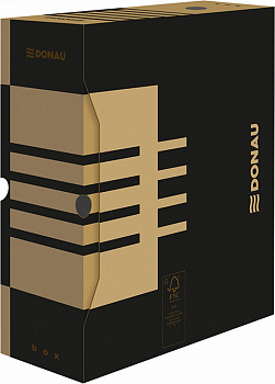 KALAM.KZ - Архивный короб, A4, 120мм, картон, коричневый Donau, PBS