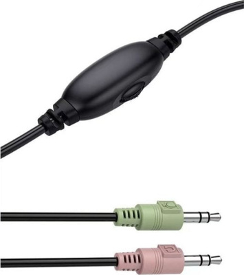 KALAM.KZ - Гарнитура HP, DHH-1601, Тип крепления: Дуговые, Микрофон, Регулятор громкости, 3.5 мм MiniJac, Длин