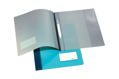 KALAM.KZ - Скоросшиватель пластиковый А4+, карман для визитки, красный Durable