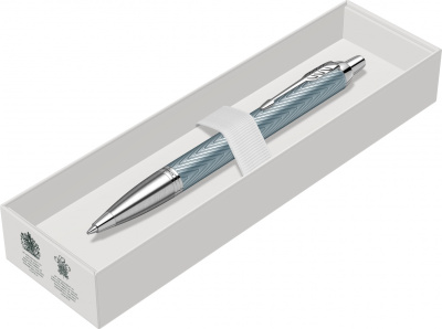 KALAM.KZ - Ручка шариковая Parker IM Premium K318 Blue Grey CT, 1,0 мм М, синяя 2143645
