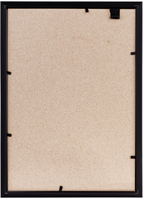 KALAM.KZ - Рамка  для фото А4, пластиковая "Basic", небьющееся стекло, серебро OfficeSpace