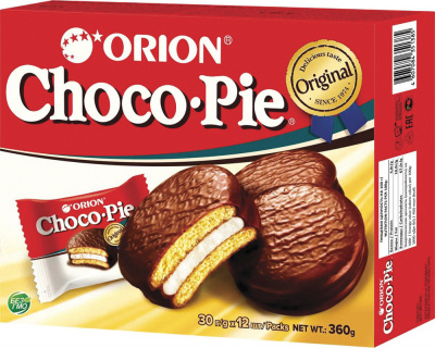 Печенье 360 гр Choco-Pie Orion 12шт в уп. orignal