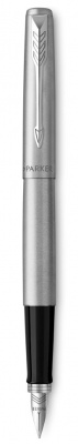 Ручка перьевая Parker Jotter Stainless Steel CT, 1,0 мм M, синяя 2030946