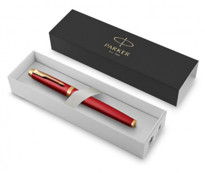 KALAM.KZ - Ручка роллерная Parker IM Premium Red GT, 0,5 мм F, черная 2143647