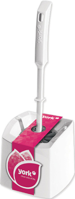 Ершик для унитаза в наборе Стайл, цвет белый, York
