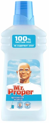 Средство моющее, универсальное для пола 500мл. Бережная уборка  "Mr.Proper" 