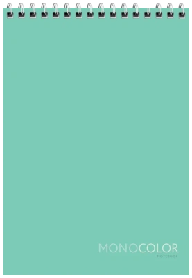 Блокнот 80л, А5 на спирали, тв.обл, ArtSpace "Моноколор. Pale color"