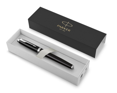 KALAM.KZ - Ручка роллерная Parker IM Metal Black CT, 0,8 мм F, черная 1931658