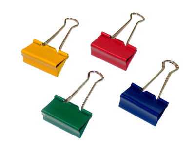 KALAM.KZ - Зажим 32мм, для бумаги, цветной Epene