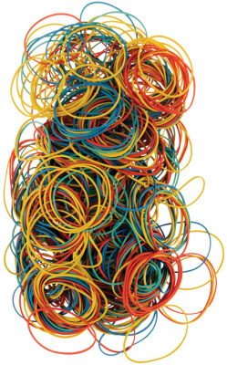 KALAM.KZ - Резинки для денег, 60мм, 500гр, цветные OfficeSpace