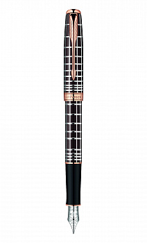 KALAM.KZ - Ручка перьевая Sonnet Cisele Decal Brown PGT Parker