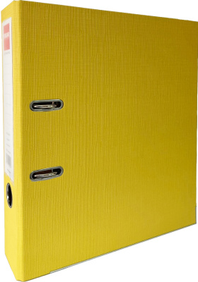 Регистратор A4, 72мм, PVC, желтый Eisear (A0212)