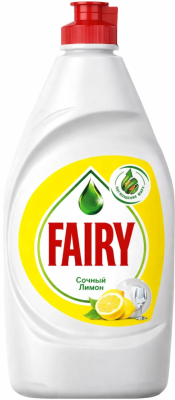 Средство для мытья посуды 450мл, "Fairy" Сочный лимон