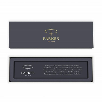 KALAM.KZ - Ручка шариковая Parker Jotter Essential St. Steel CT, 1,0 мм М, синяя 1953170
