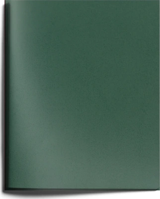 Тетрадь 96л, А5, клетка, скрепка, бумвинил, зеленый, Эксмо