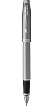 KALAM.KZ - Ручка перьевая Parker IM Stainless Steel CT, 0,8 мм F, синяя 2143635