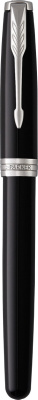 KALAM.KZ - Ручка роллерная Parker Sonnet Black Lacquer CT, 0,8 мм F, черная, 1931501