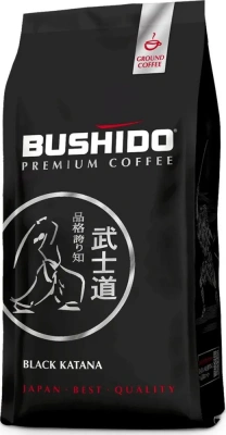 Кофе в зернах 1000г Bushido Black Katana Beans Pack