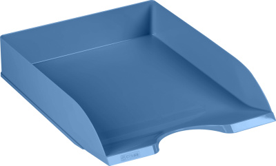 Лоток горизонтальный А4, сине-голубой Стамм Дельта