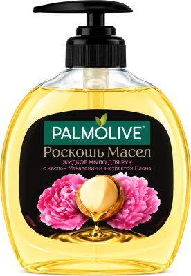 Мыло жидкое 500мл Роскошь масел макадамия, с дозатором "Palmolive"