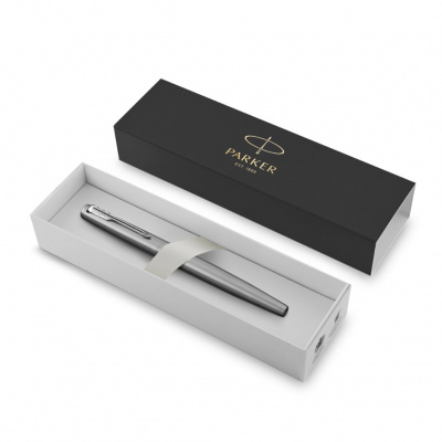 KALAM.KZ - Ручка перьевая Parker Jotter Stainless Steel CT, 1,0 мм M, синяя 2030946