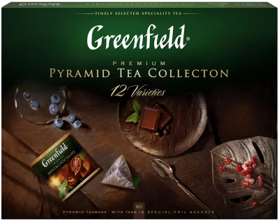 Подарочный набор чая в пирамидках Greenfield 6 видов чая по 5 пирамидок, ассорти