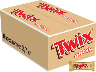 Конфеты Twix 1кг в коробке