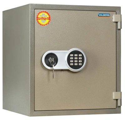 Сейф FRS-51 EL с лотком, с электронным и ключевым замками. огнестойкий на колёсах