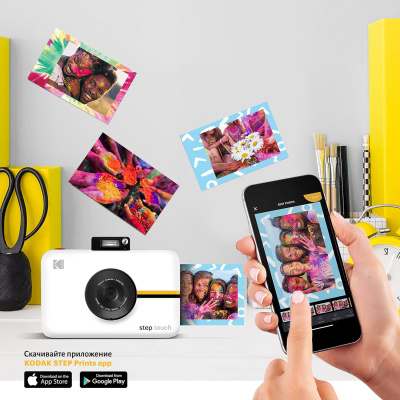 Фотоаппарат моментальной печати Kodak Step Touch белый