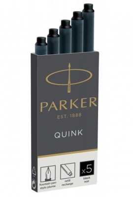 Капсулы черные 5шт, длинные Parker