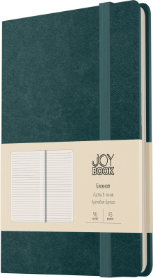 Книга для записей А5(135х213), 96л., обл. иск. кожа, линейка,  Морской залив, Joy Book ЭКСМО