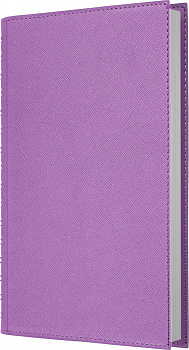 Ежедневник А5, недатир, 152л, иск.кожа, Today, евроспираль, карман д/ручки, сиреневый, клетка Эксмо