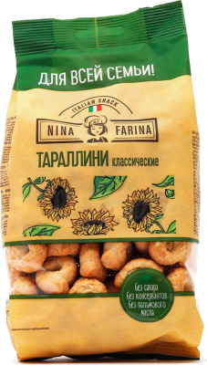 Сушки "Тараллини" 400гр Классические «Nina Farina»