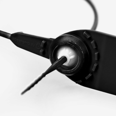 KALAM.KZ - Пломба Универсал 350мм, цвет синий "Опечатано"