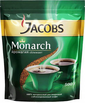 KALAM.KZ - Кофе растворимый JACOBS Monarch 500гр. м/у