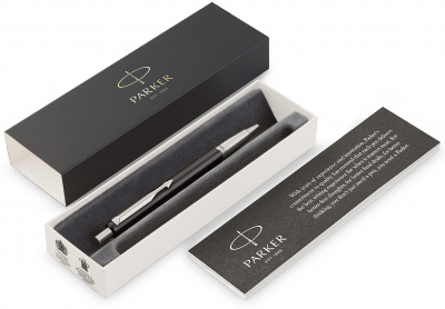 KALAM.KZ - Ручка шариковая Parker Vector Standard K01 Black CT, 1,0 мм М, синяя S0032010