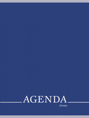 Тетрадь 80л, А4, скрепка, клетка, "Agenda" Blue, Эксмо