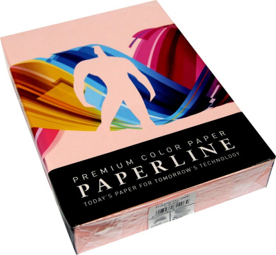 Бумага цветная "Paperline №170", A3, 160гр, 250л, Pink розовый