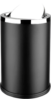 KALAM.KZ - Урна пепельница 30л. металлическая,с плавающей крышкой, черная