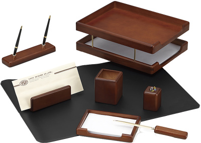 Набор настольный 8 предметов, дерево, коричневый Good Sunrise Набор настольный 8 предметов, дерево, коричневый Good Sunrise