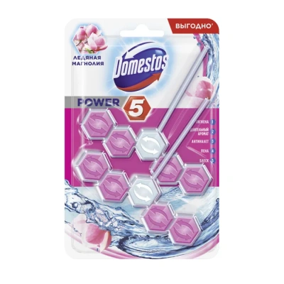KALAM.KZ - Блок для унитаза, DOMESTOS, ледяная магнолия, 2х55гр купить KALAM.KZ - Блок для унитаза, DOMESTOS, ледяная магнолия, 2х55гр