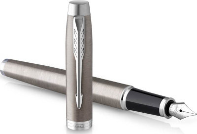 KALAM.KZ - Набор подарочный, ручка шариковая и ручка перьевая IM Stainless Steel CT Parker купить KALAM.KZ - Набор подарочный, ручка шариковая и ручка перьевая IM Stainless Steel CT Parker