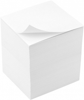 Бумага для записей 9х9х4,5см, 450л, белая рассыпная