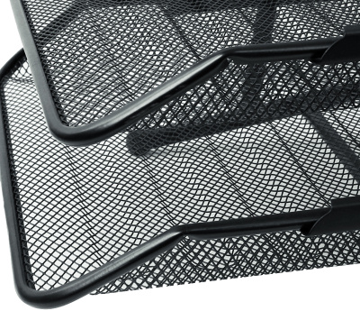 KALAM.KZ - Набор настольный 5 предметов, металл, сетчатый, черный Foska купить KALAM.KZ - Набор настольный 5 предметов, металл, сетчатый, черный Foska