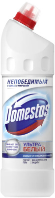 Чистящее средство для уборки,1000мл, дезинфиц.гель, Domestos Ультра белый  Чистящее средство для уборки,1000мл, дезинфиц.гель, Domestos Ультра белый