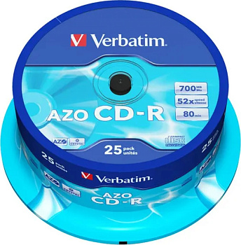 KALAM.KZ - Диск CD-R Verbatim (43351) 700MB 50штук Незаписанный (цена за 1 диск)