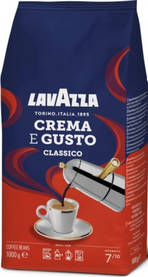 Кофе в зернах 1000 г Lavazza Crema e Gusto Кофе в зернах 1000 г Lavazza Crema e Gusto